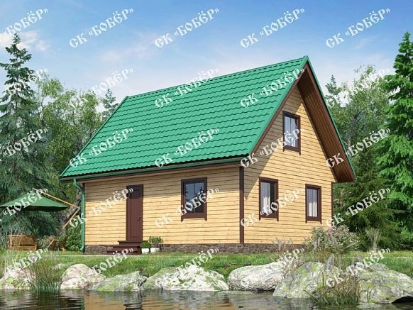 Дом из бруса 6х8