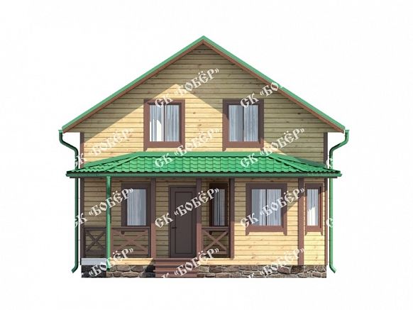 Дом из бруса 7х7. фото